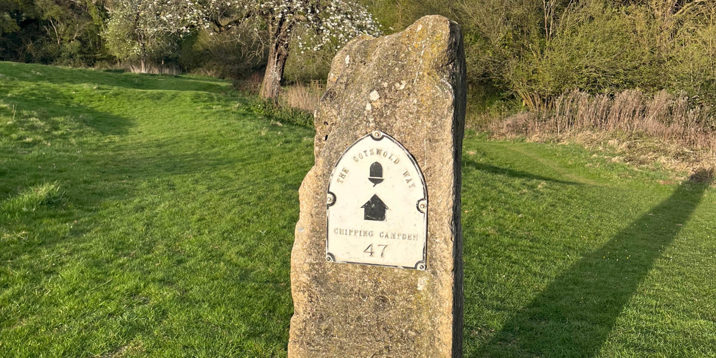 Sign on the Cotswold Way