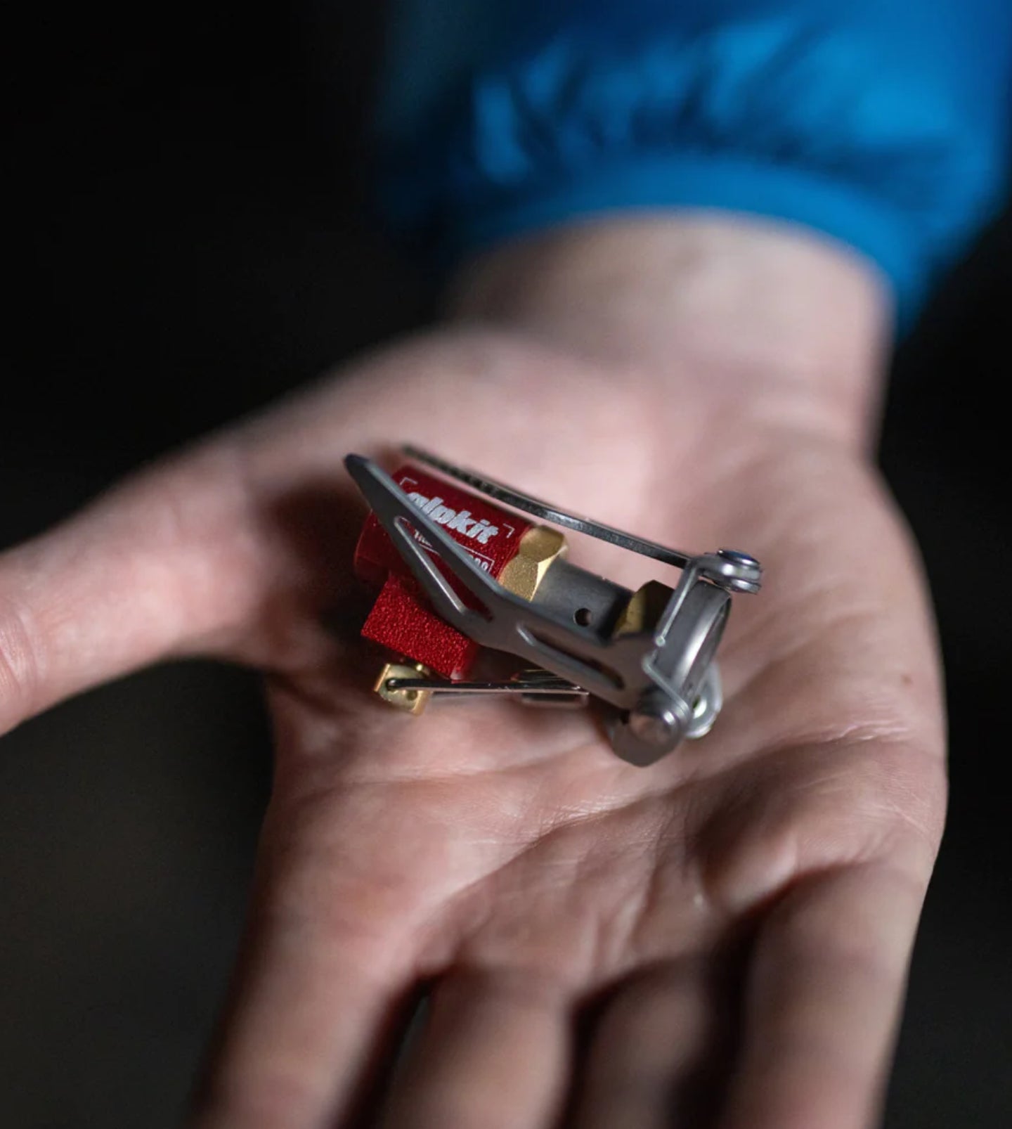The amazing small size of the Kraku lightweight camping stove