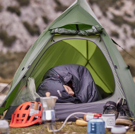 Ultra-packable Primaloft Gold sleeping bag delivers warmth without bulk