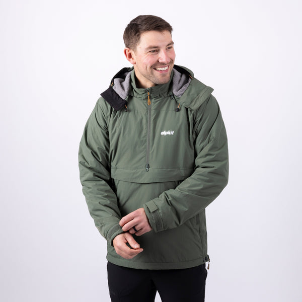 Jura Men's Pile Fleece-Lined Windproof Mountain Smock