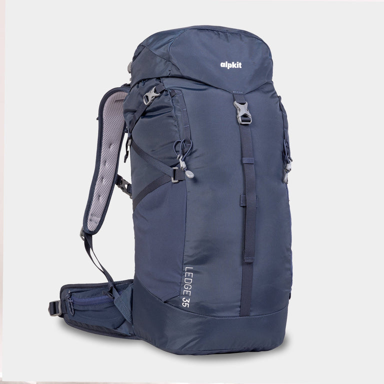 ledge 35L back pack in nemo blue