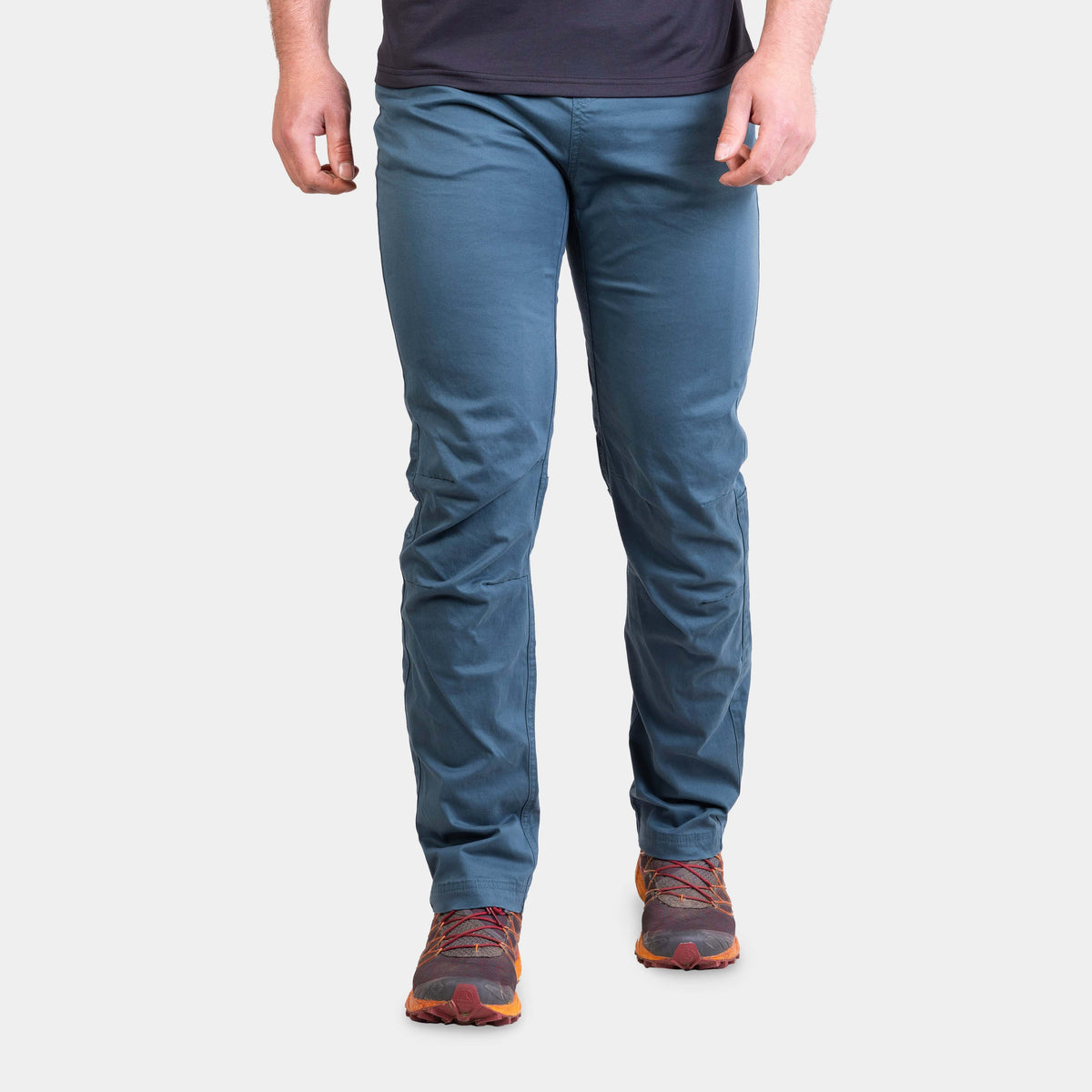 alpkit mens bloc pants for climbing in spruce green|aj