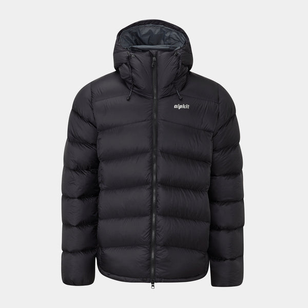 Otrain Black Belted Longline Puffer Jacket Otrain Plus Size Puffer