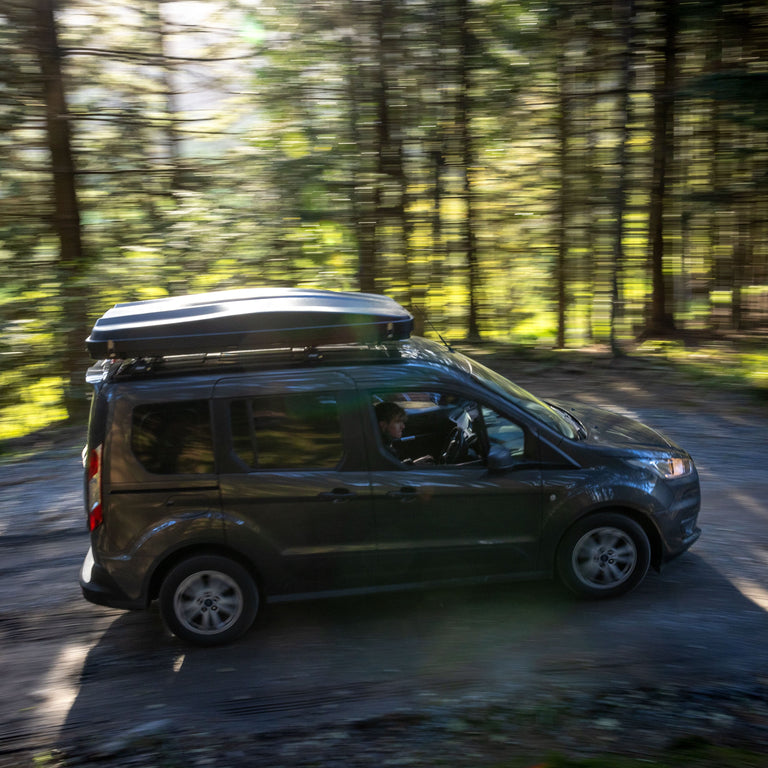 Nest pop up roof tent driving