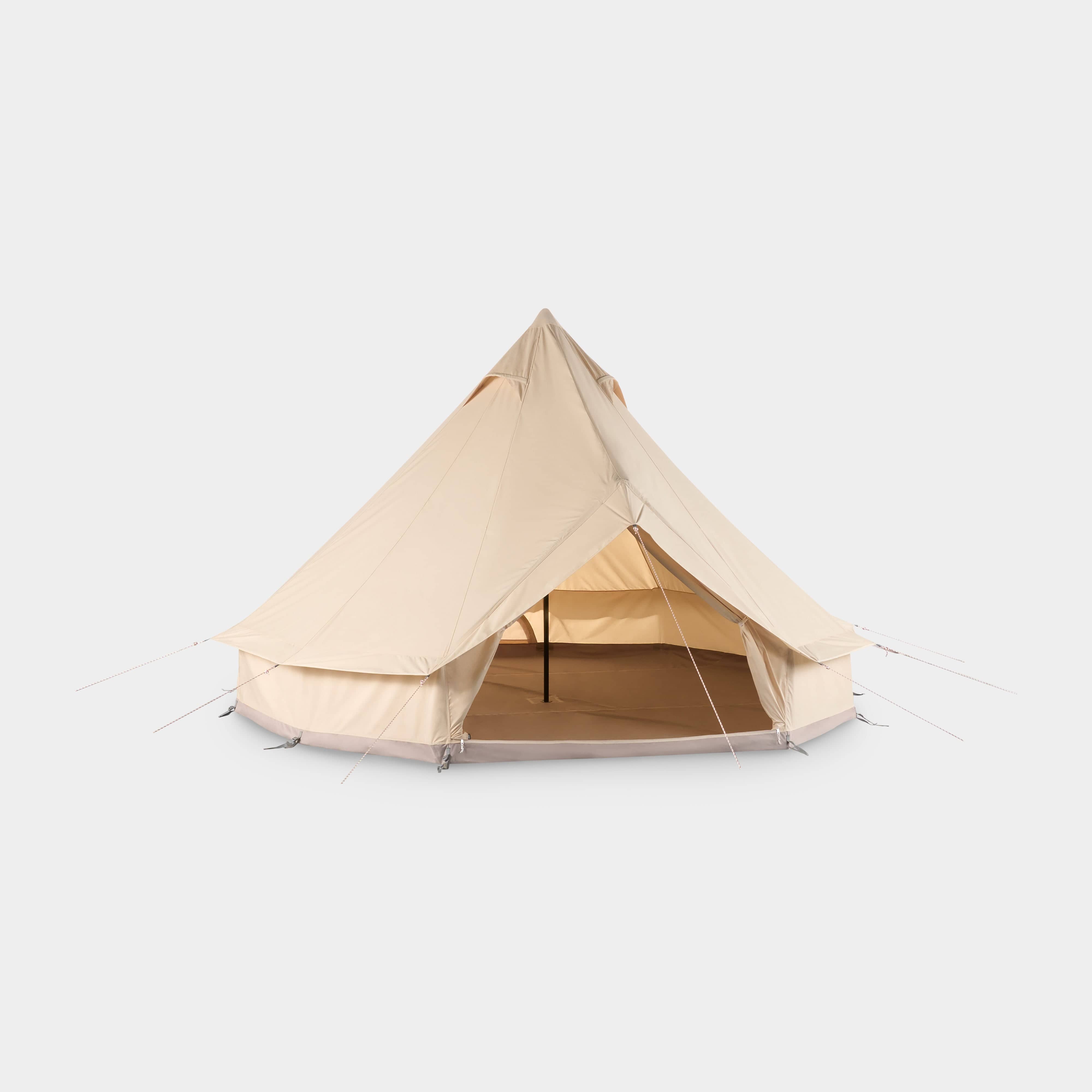 bell tent 6 person Roundhouse 6-person Organic Cotton Canvas Bell Tent