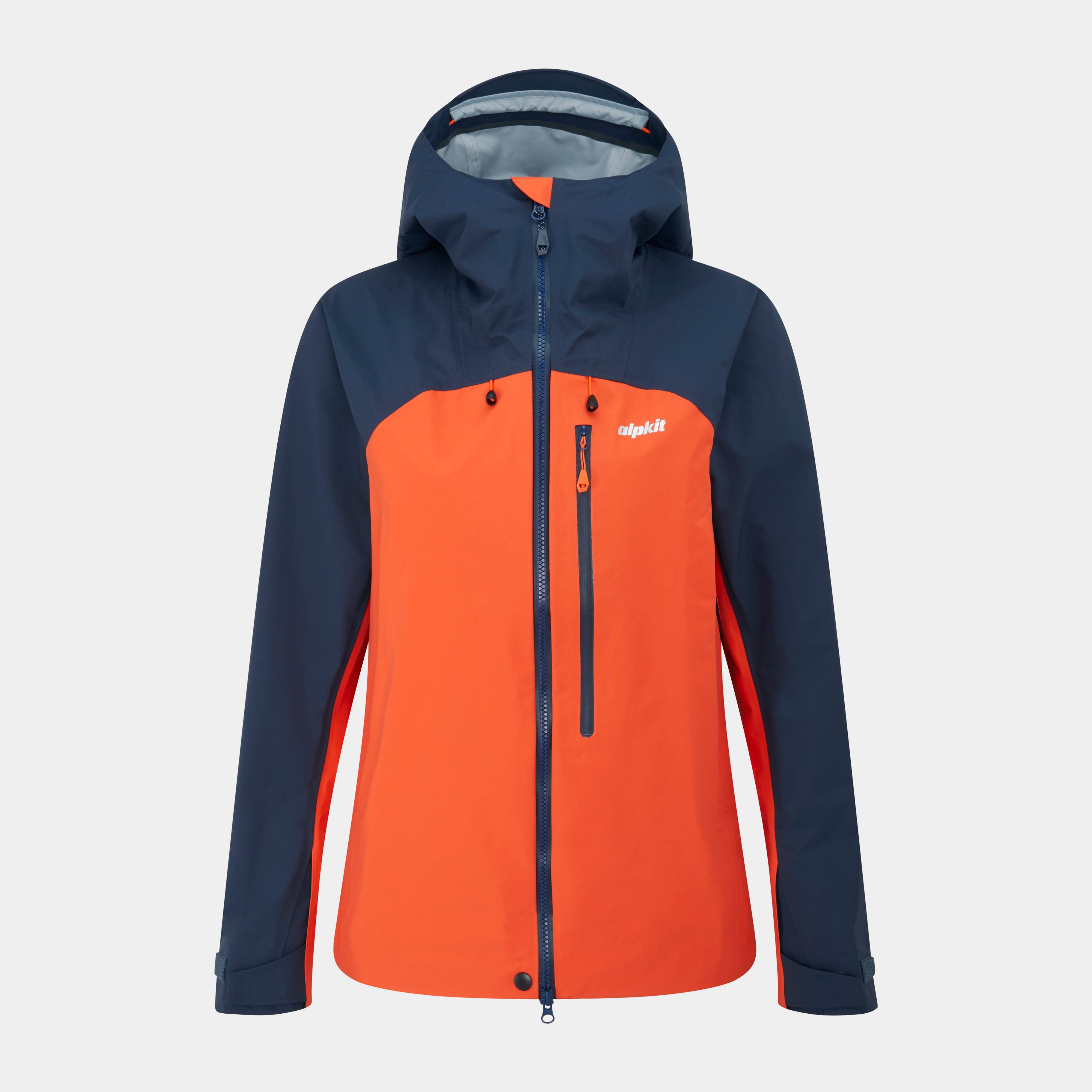 Orange waterproof jacket womens on sale