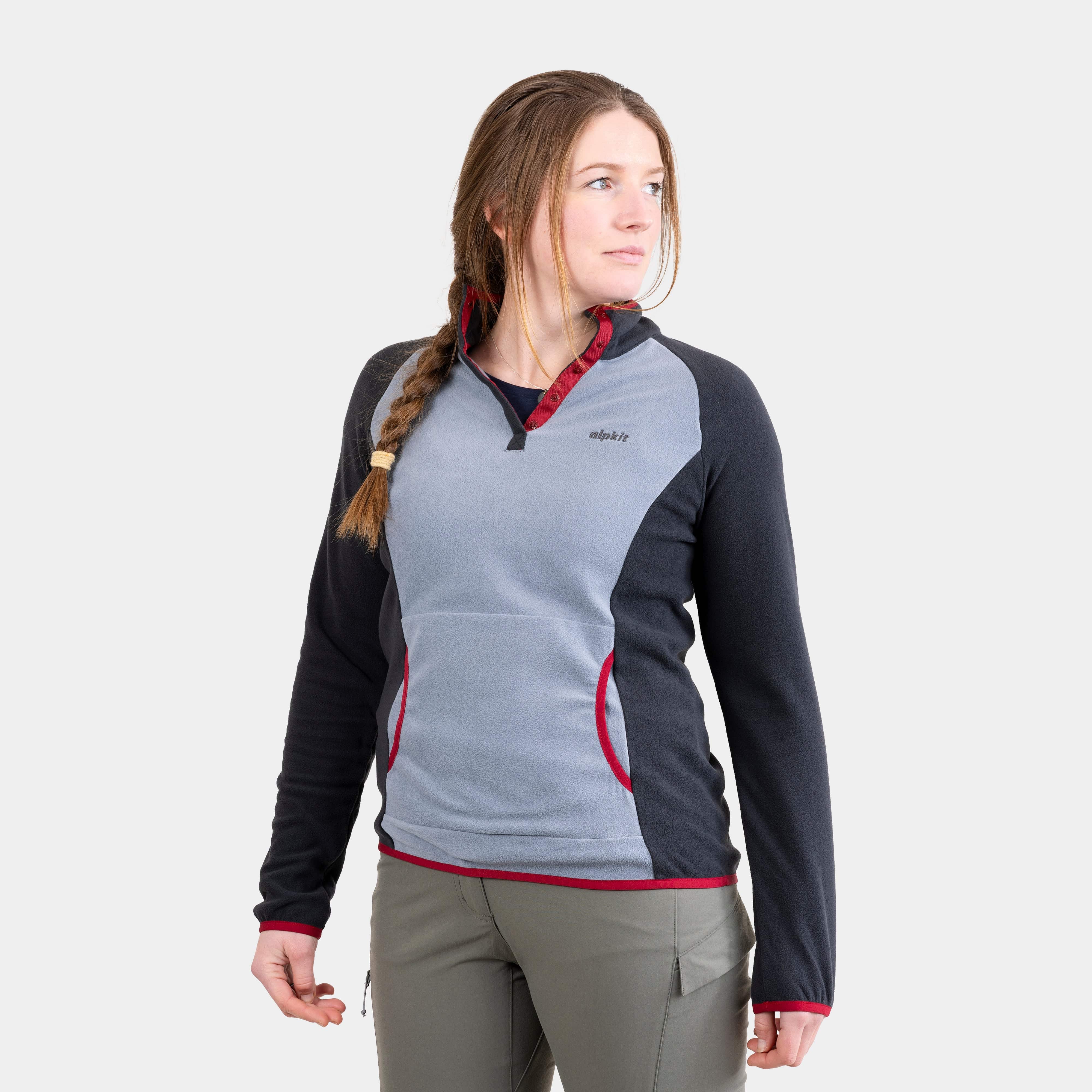 Loki Women s Snap Neck Pullover Fleece Alpkit