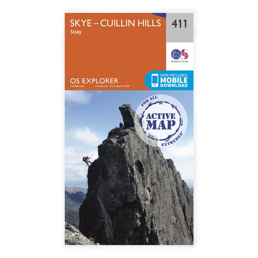 OS Explorer Laminated / Skye Cuillin Hills
