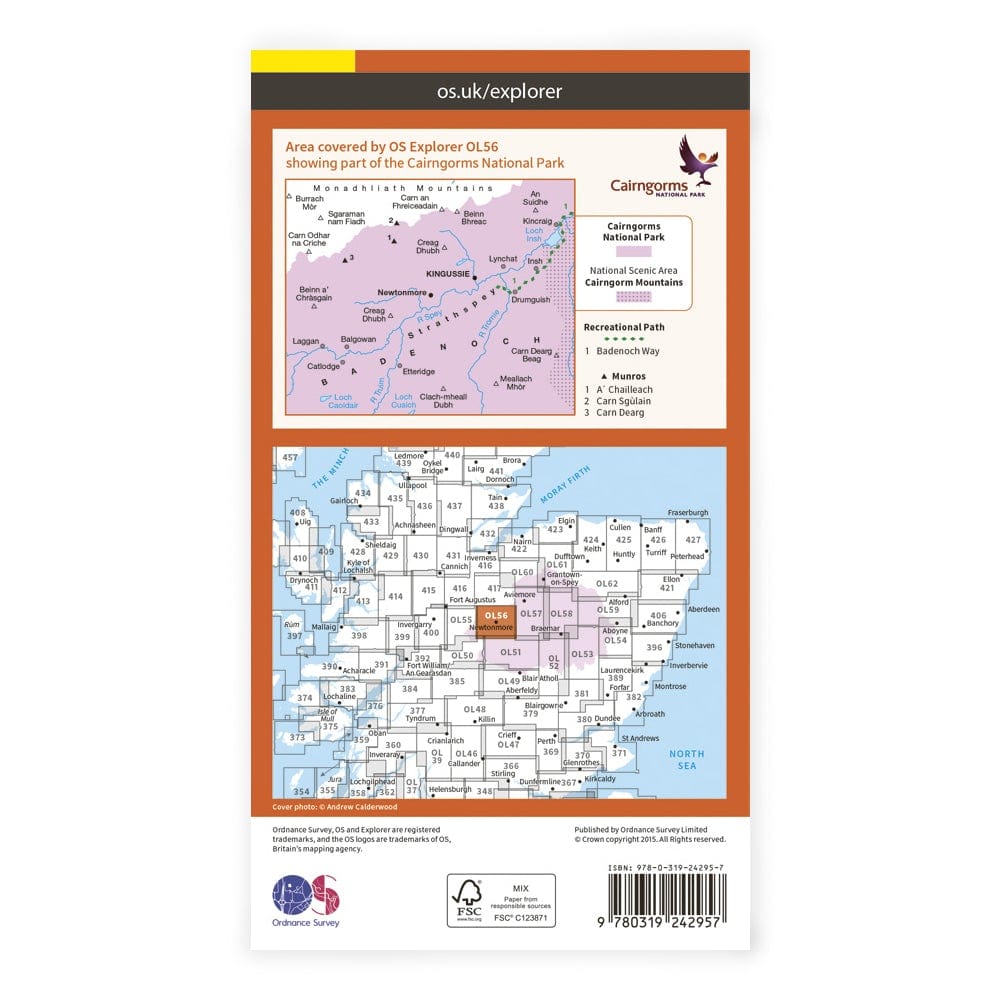 OS Explorer / Badenoch & Upper Strathspey