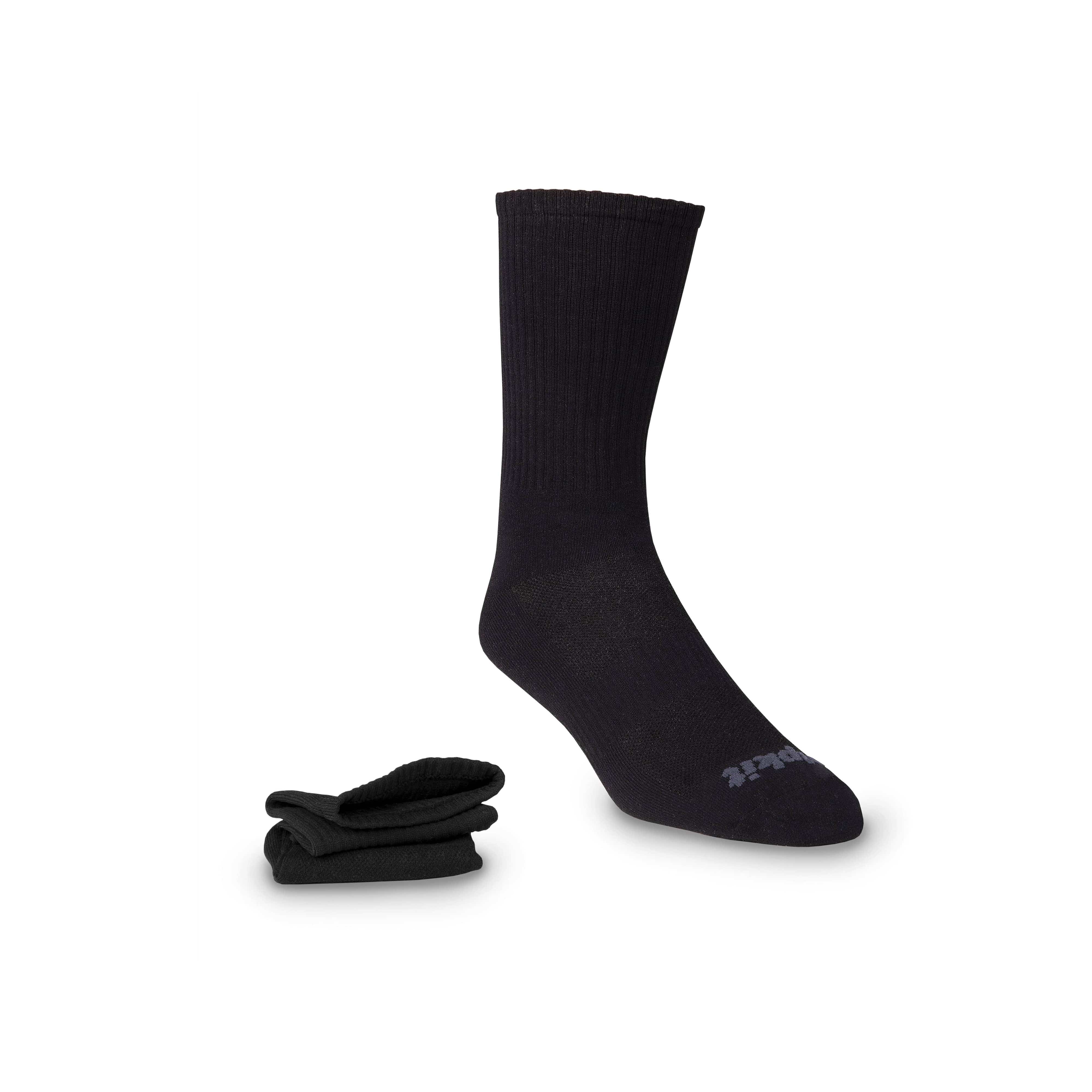 Men's Mid-Calf Lightweight Work Sock in Gravel