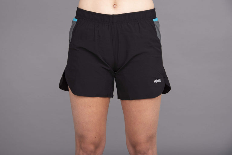 womens koulin trail shorts front waistband - closed