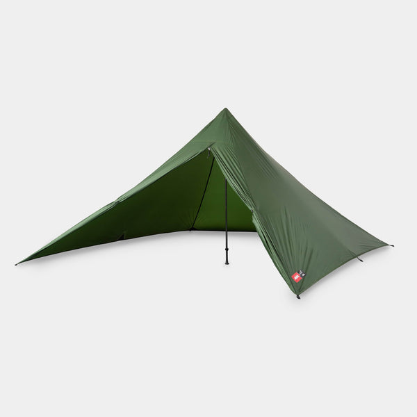 Ultralight clearance tarp pole