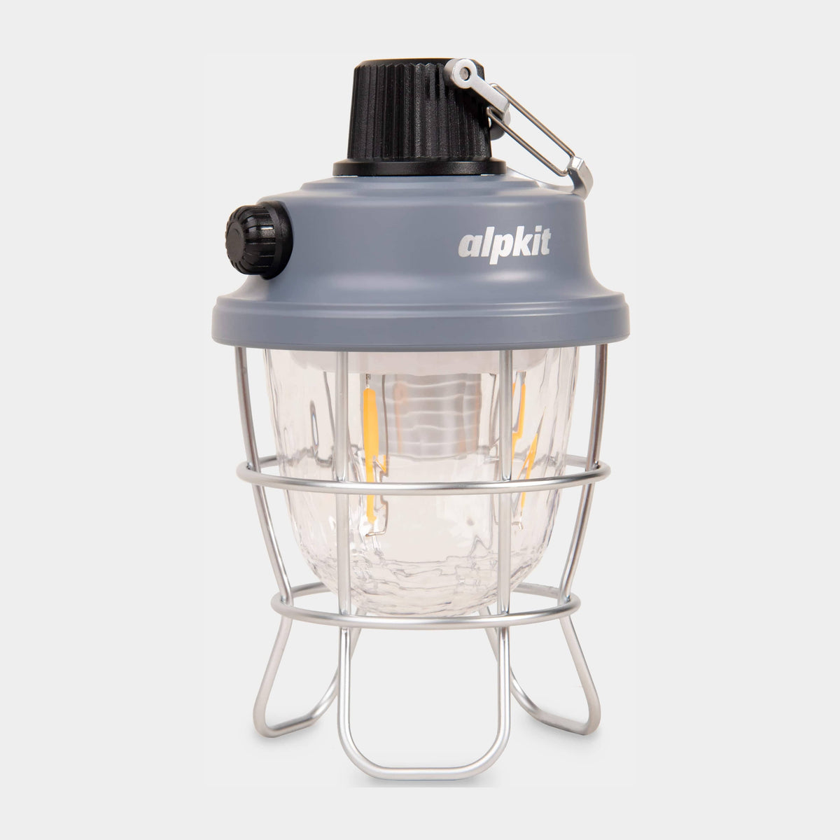 Alpkit Tyndall Lantern rechargeable camping lantern in grey