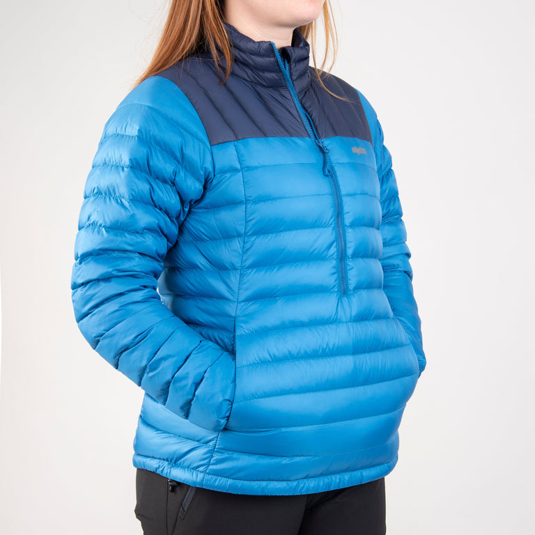 alpkit womens filoment smock in reef blue