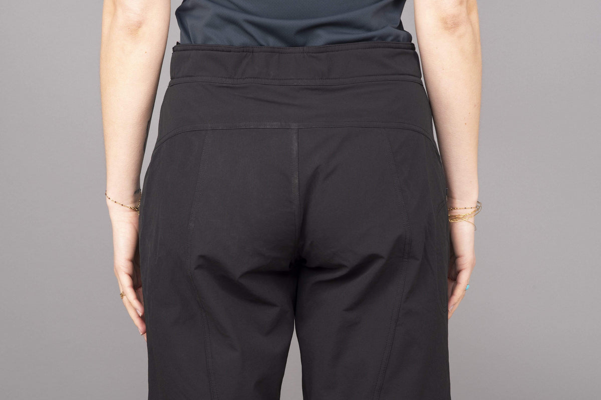 womens floe baggy mountain bike short rear waistband