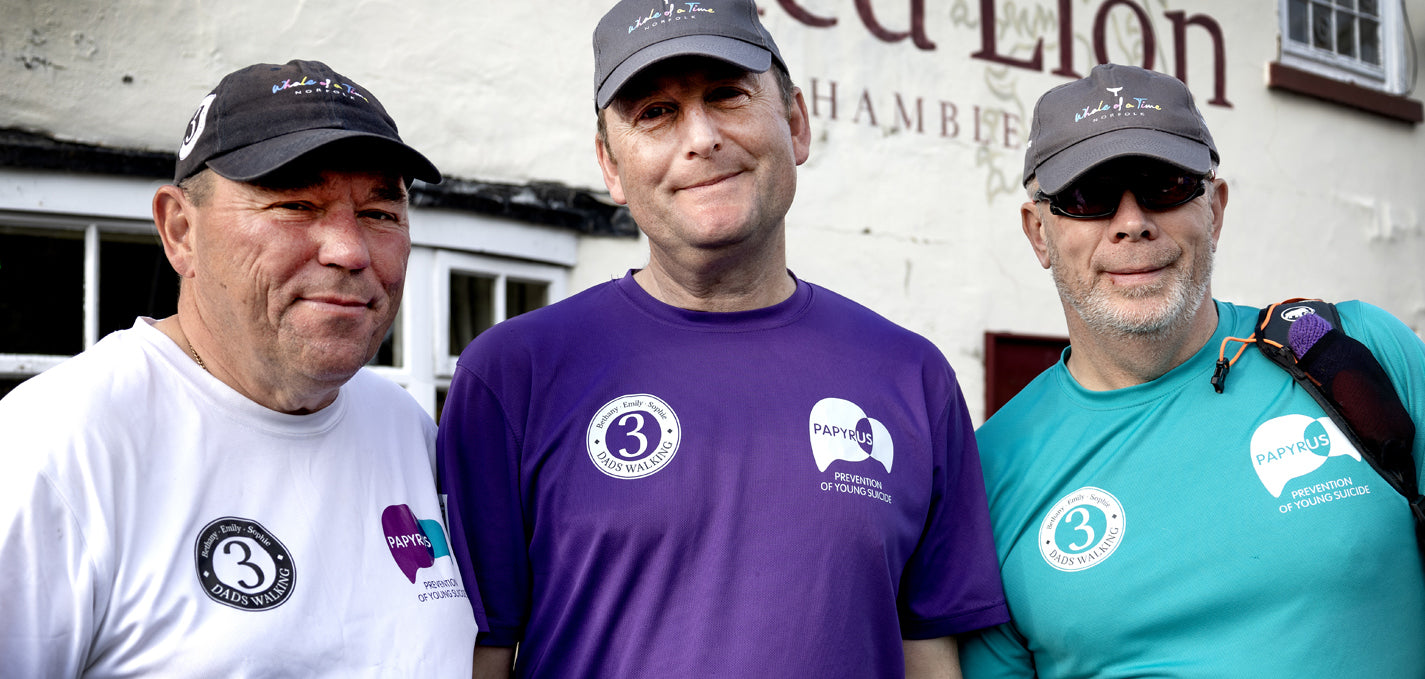 Broken Hearted Optimism - 3 dads walking for suicide prevention