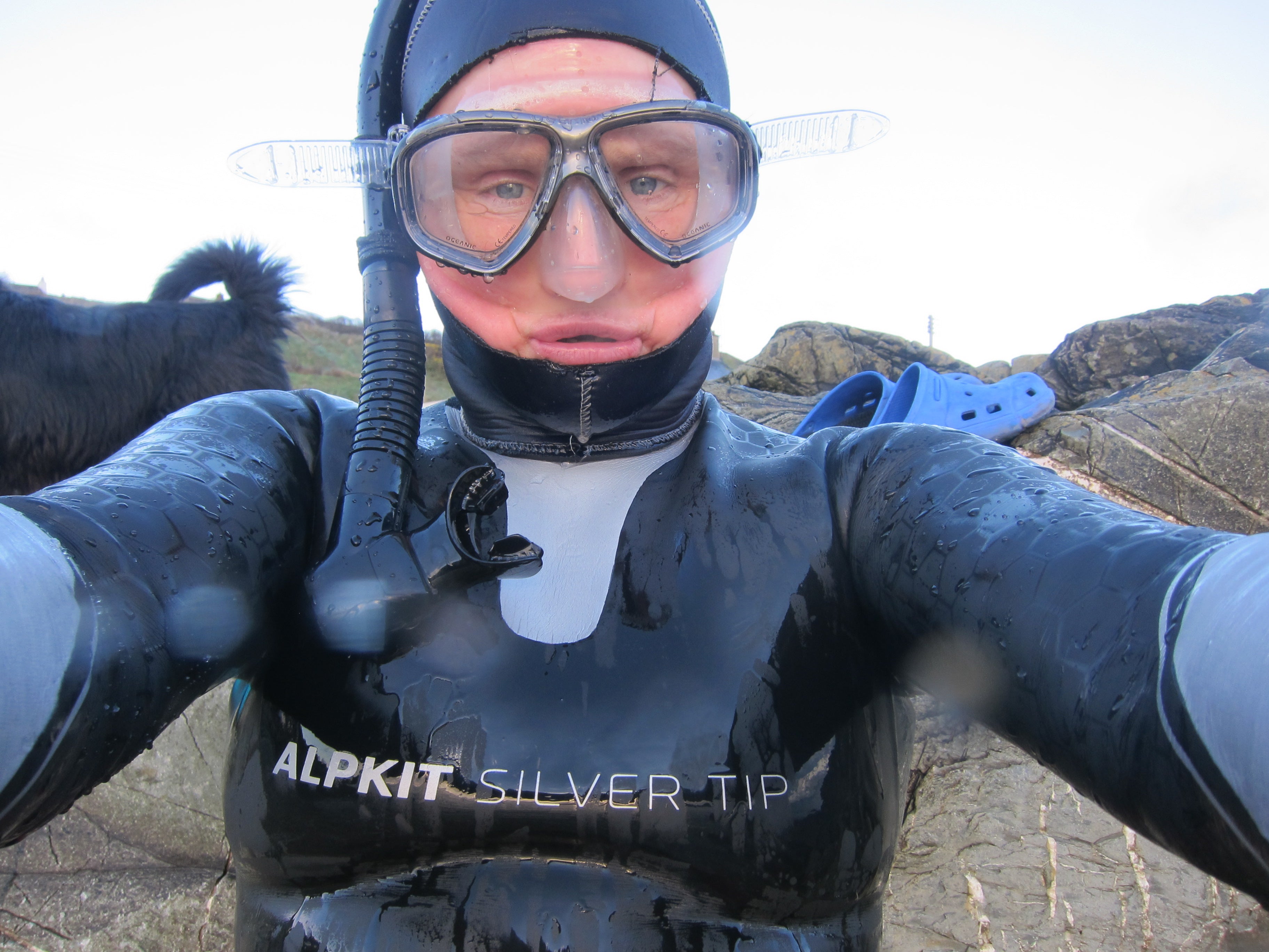 35 minutes swimming in the Irish Sea