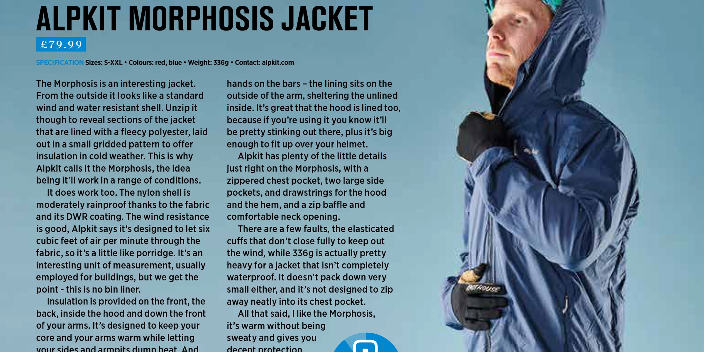 mbr reviews Morphosis Jacket
