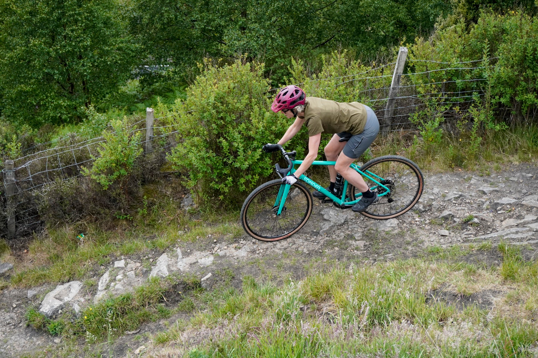 Gravel bike hot sale on singletrack