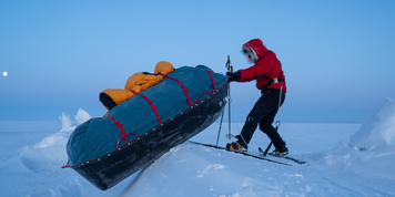 Custom UK made sledge covers for Arctic Exploration