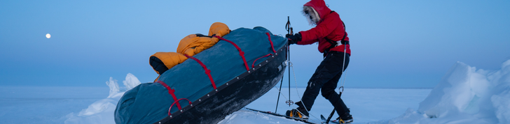 Custom UK made sledge covers for Arctic Exploration