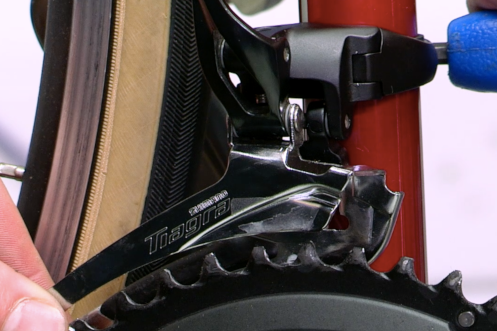 How to adjust a front derailluer - Alpkit
