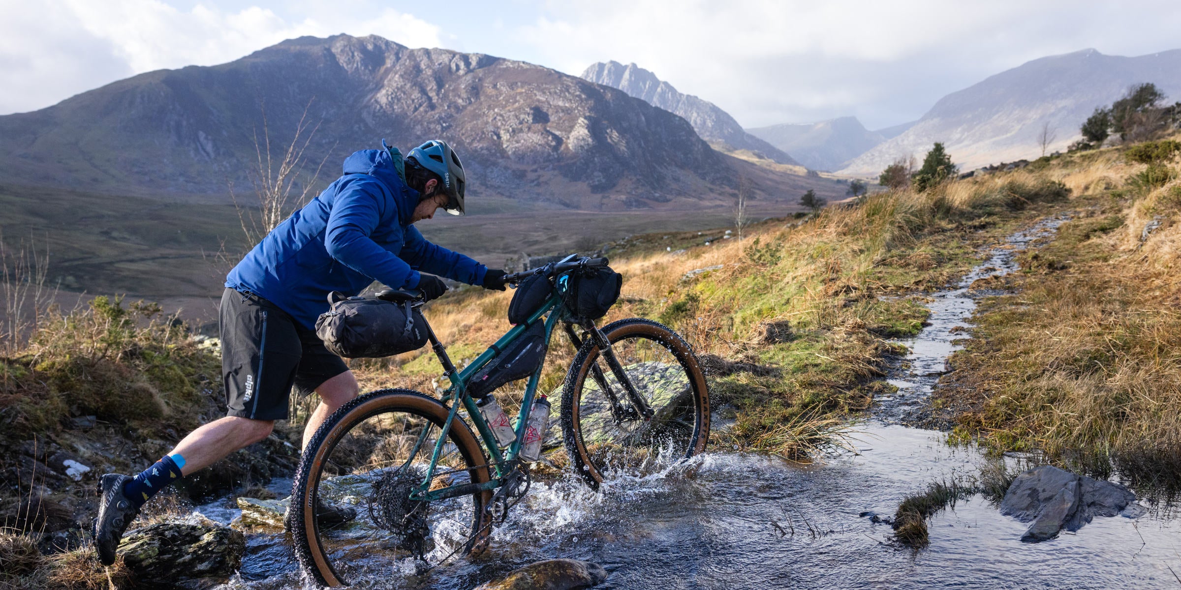 Hardtail bike for bikepacking