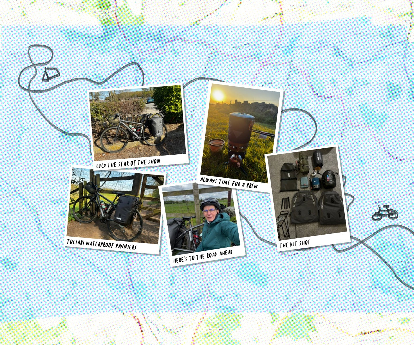 Gillians bikepacking adventure map