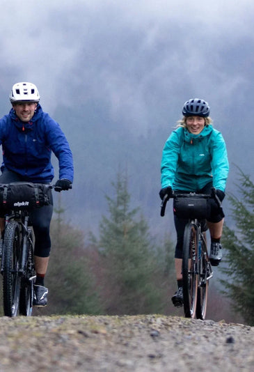 Cyclists taking the adventurous path to work