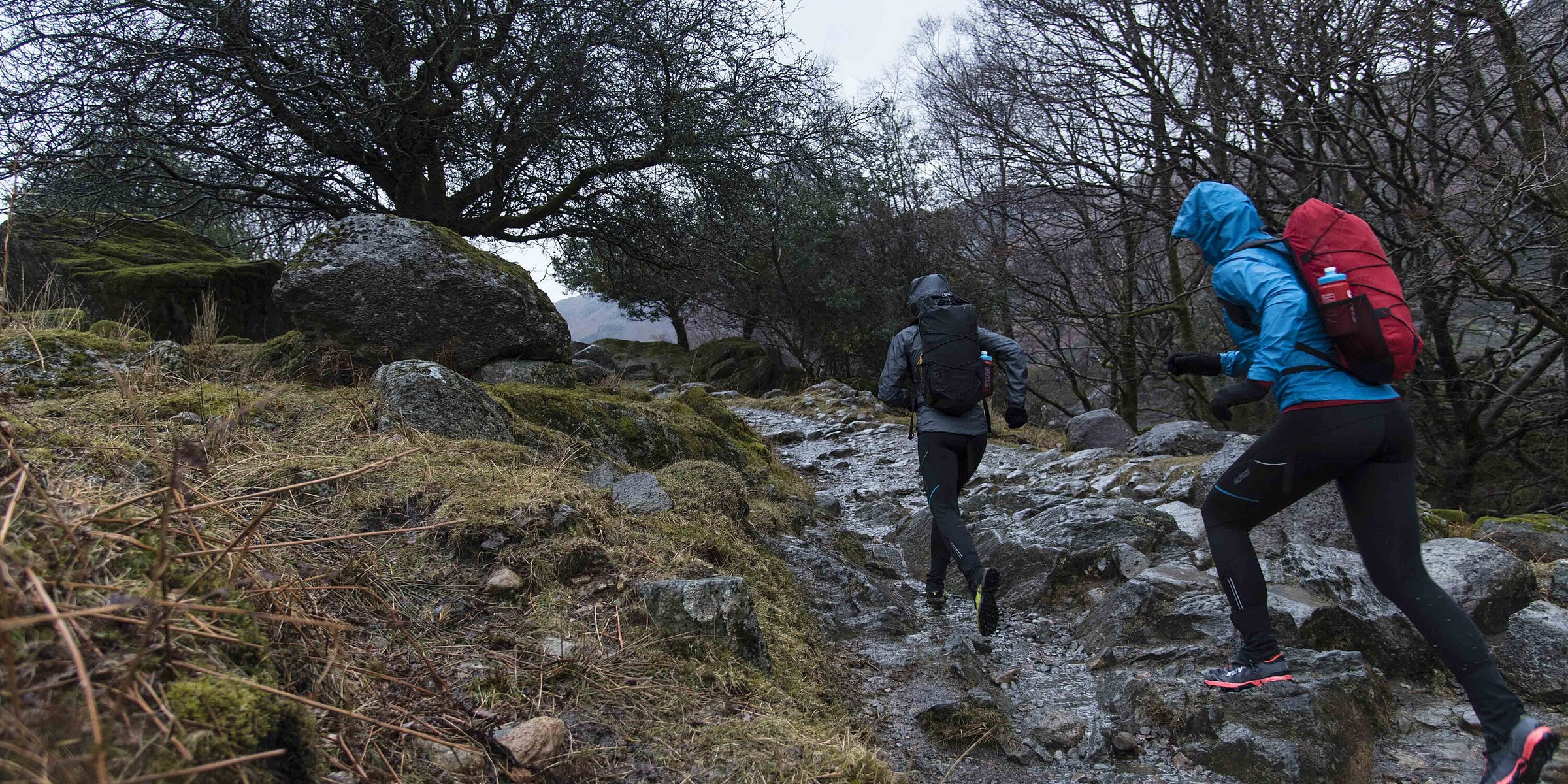 Clothing for winter trail running