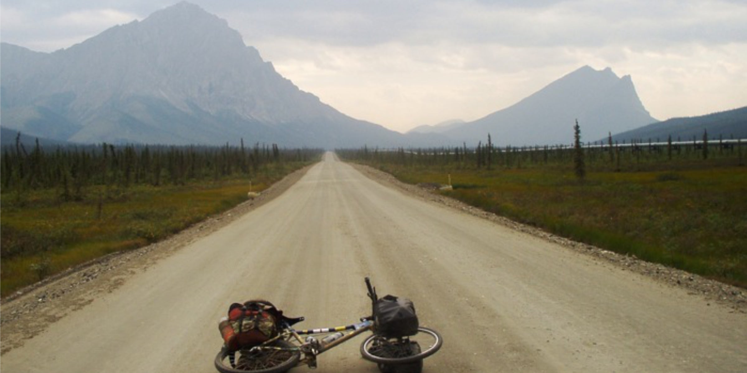 Cycle touring on the Dalton Highway
