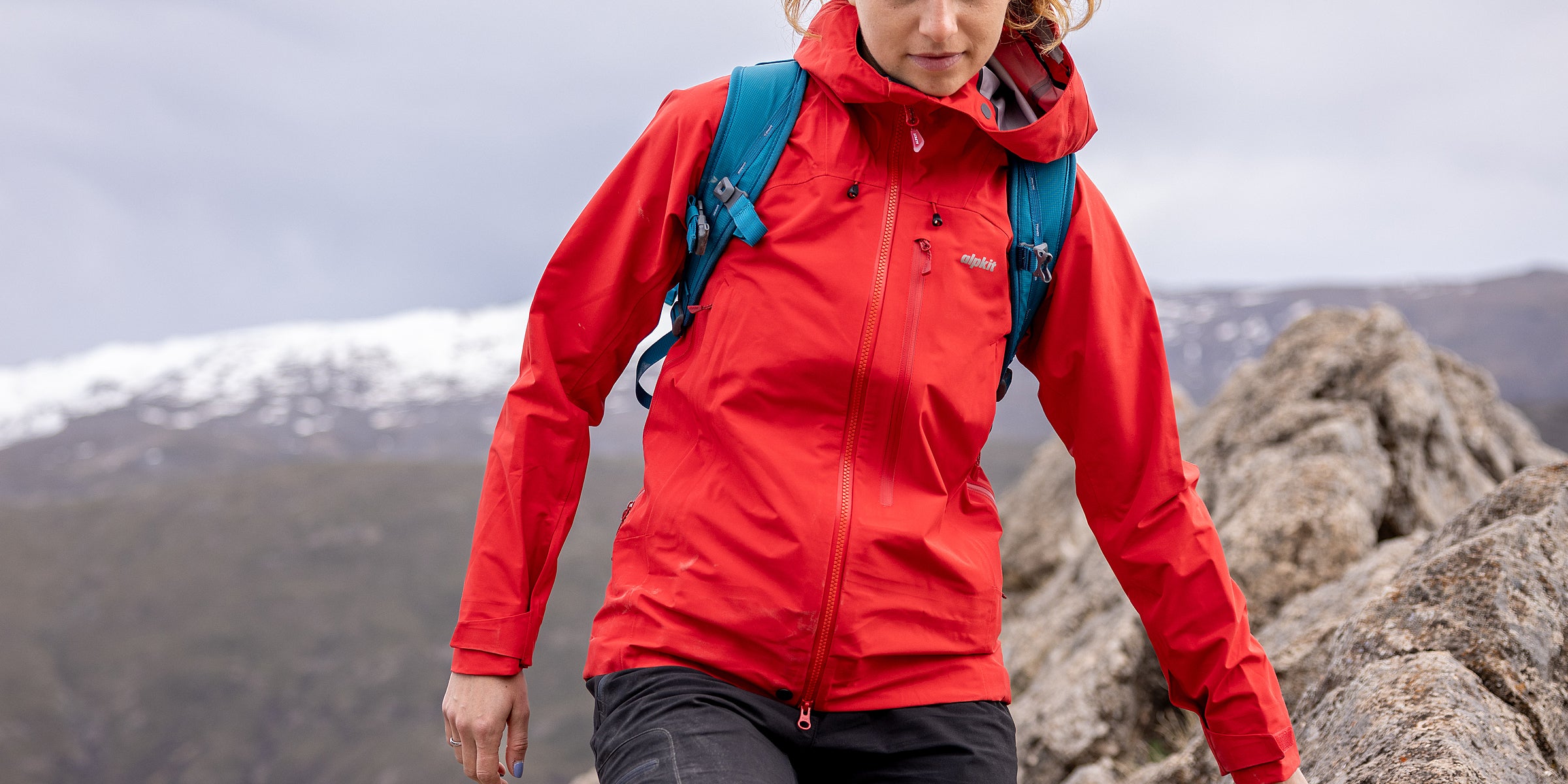 Waterproof mountain jacket
