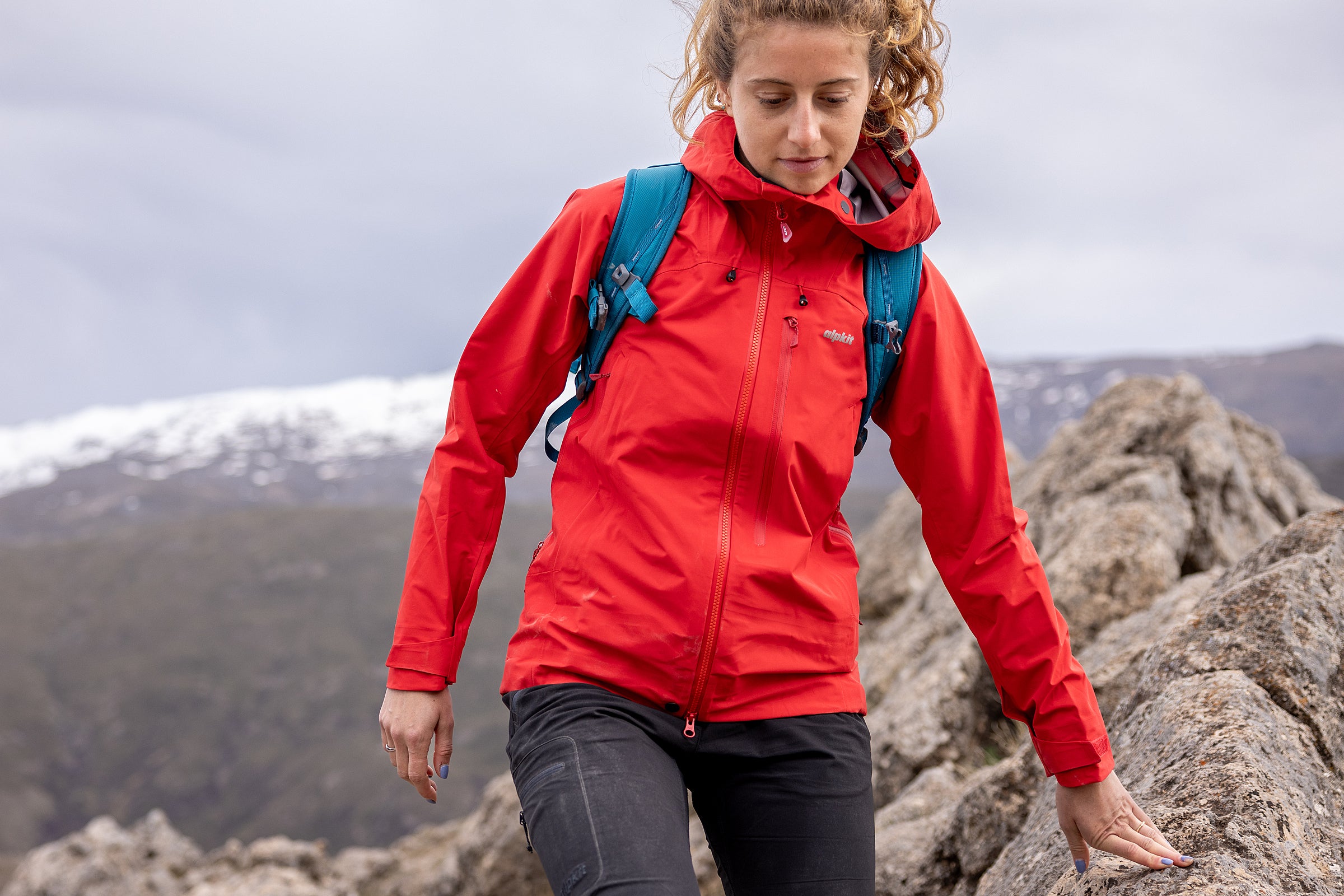 Waterproof mountain jacket