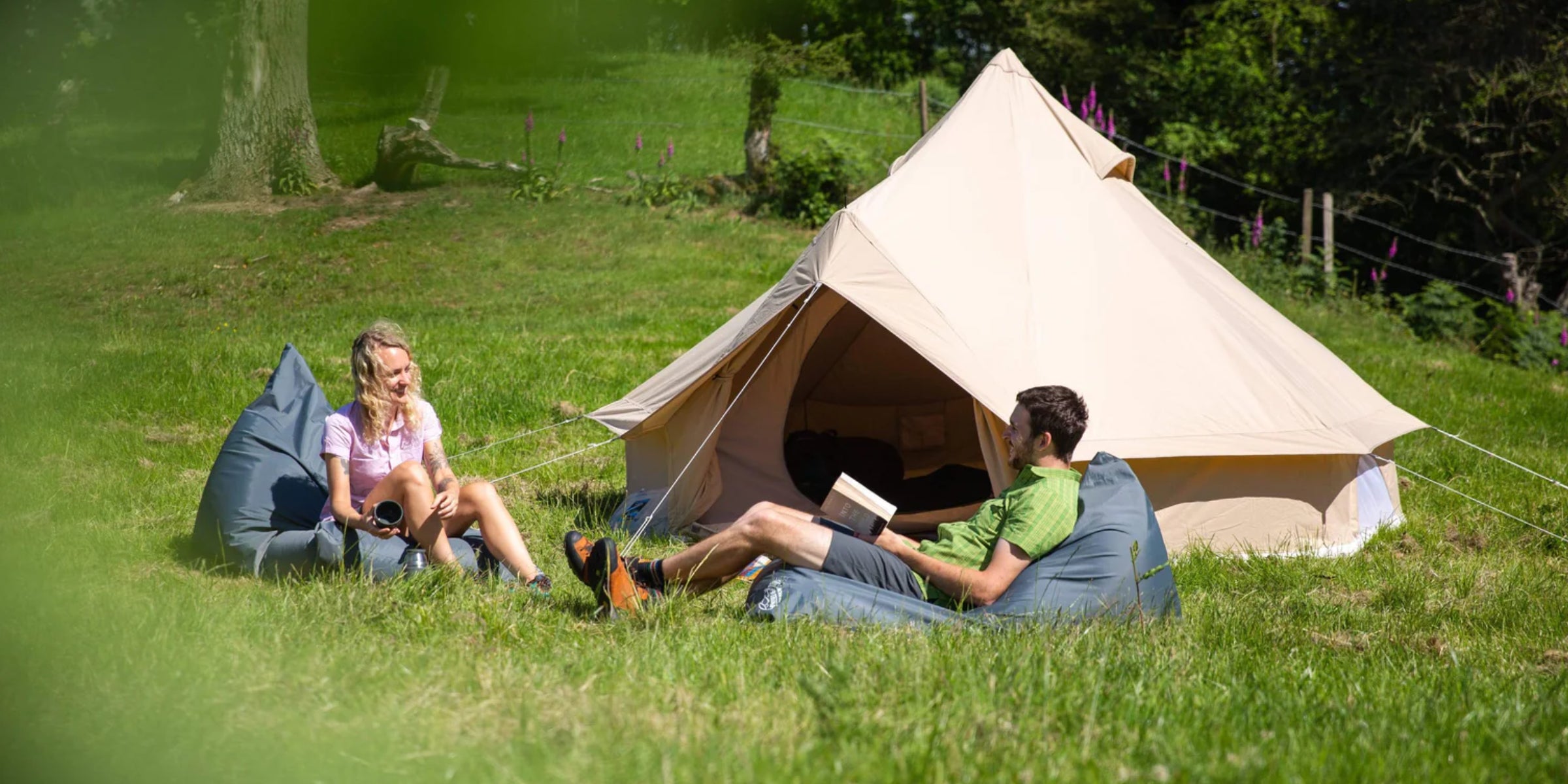 Teepee style family tent