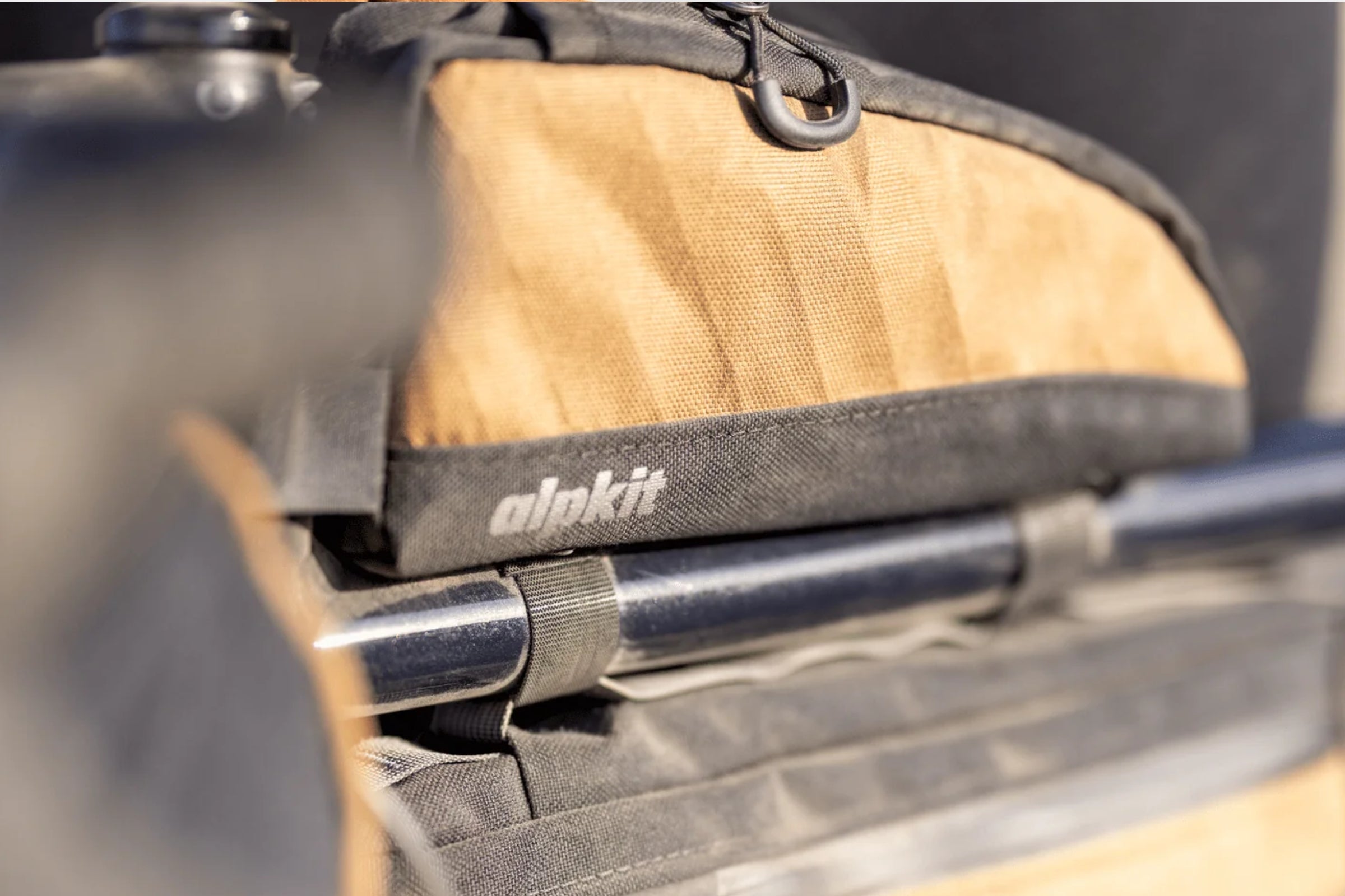 Fuel Pod top tube bag for bikepacking accessories