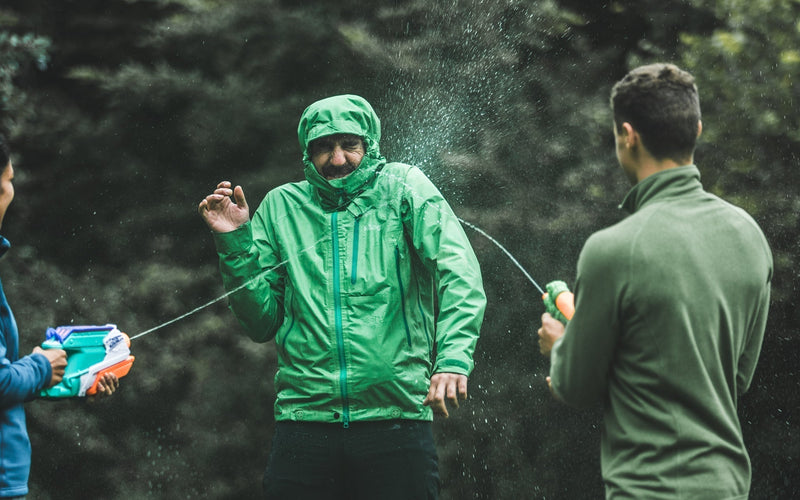 Reproofing a waterproof coat to increase its performance and extend its life