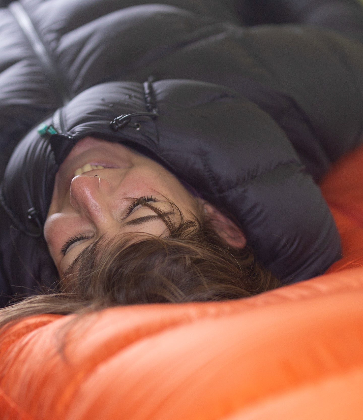 Increase performance of down sleeping bags by washing regularly