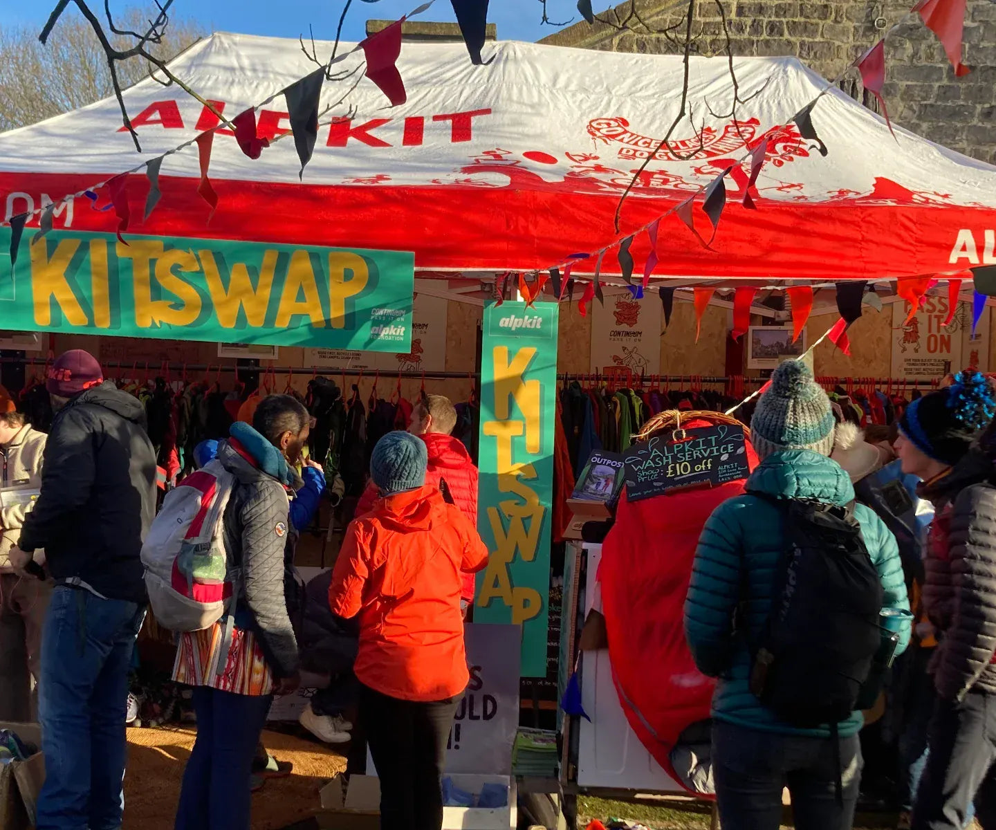 Alpkit kit swap at Kendal Film Festival