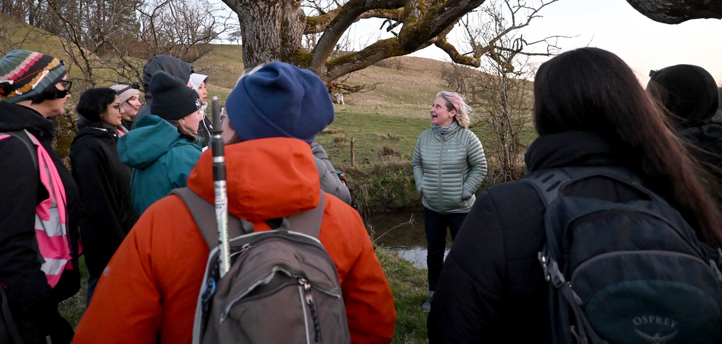 Young people taking part in the Campaign for National Parks Future Leaders course in the Yorkshire Dales