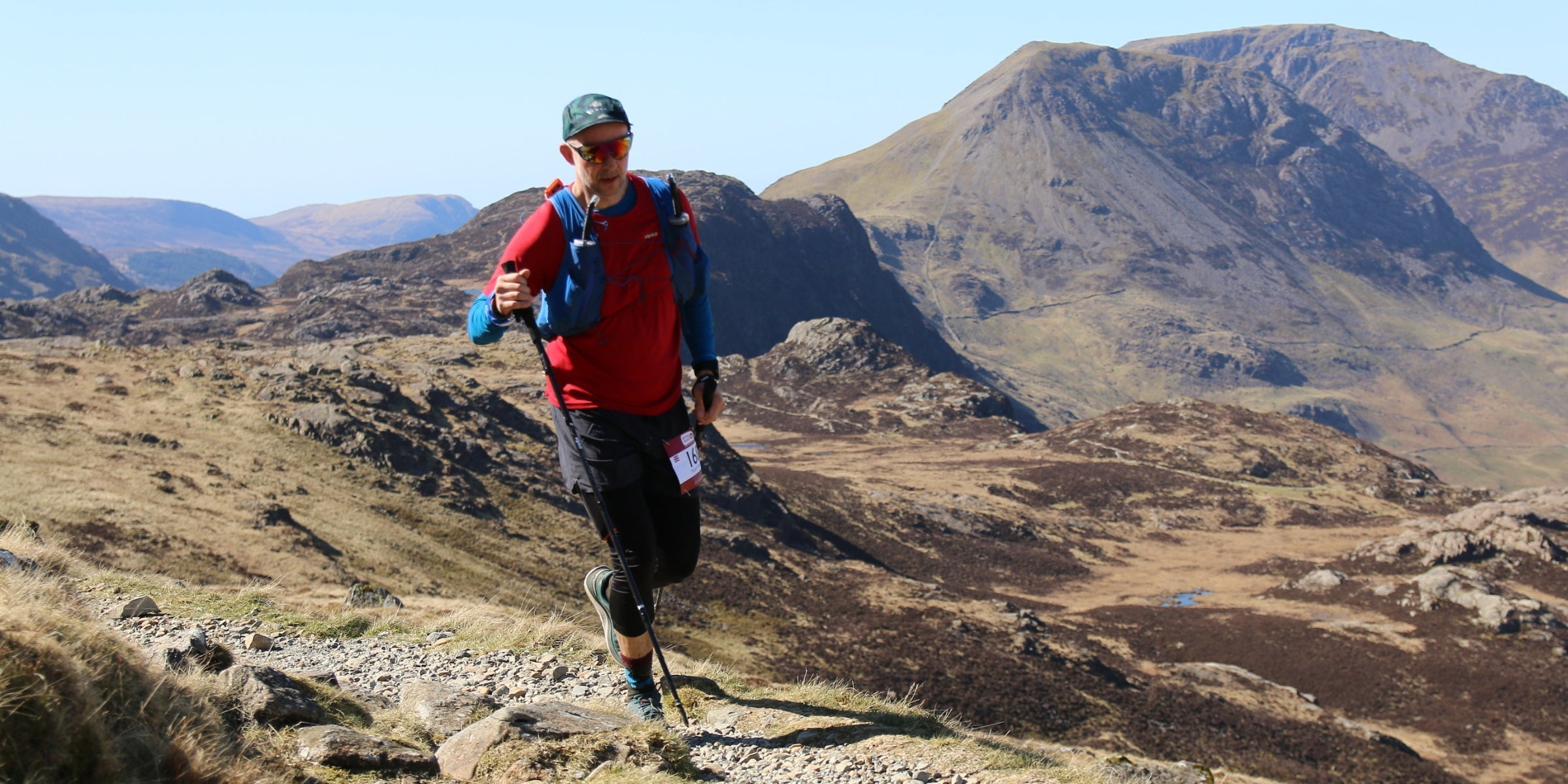 Fellrunner in the mountains