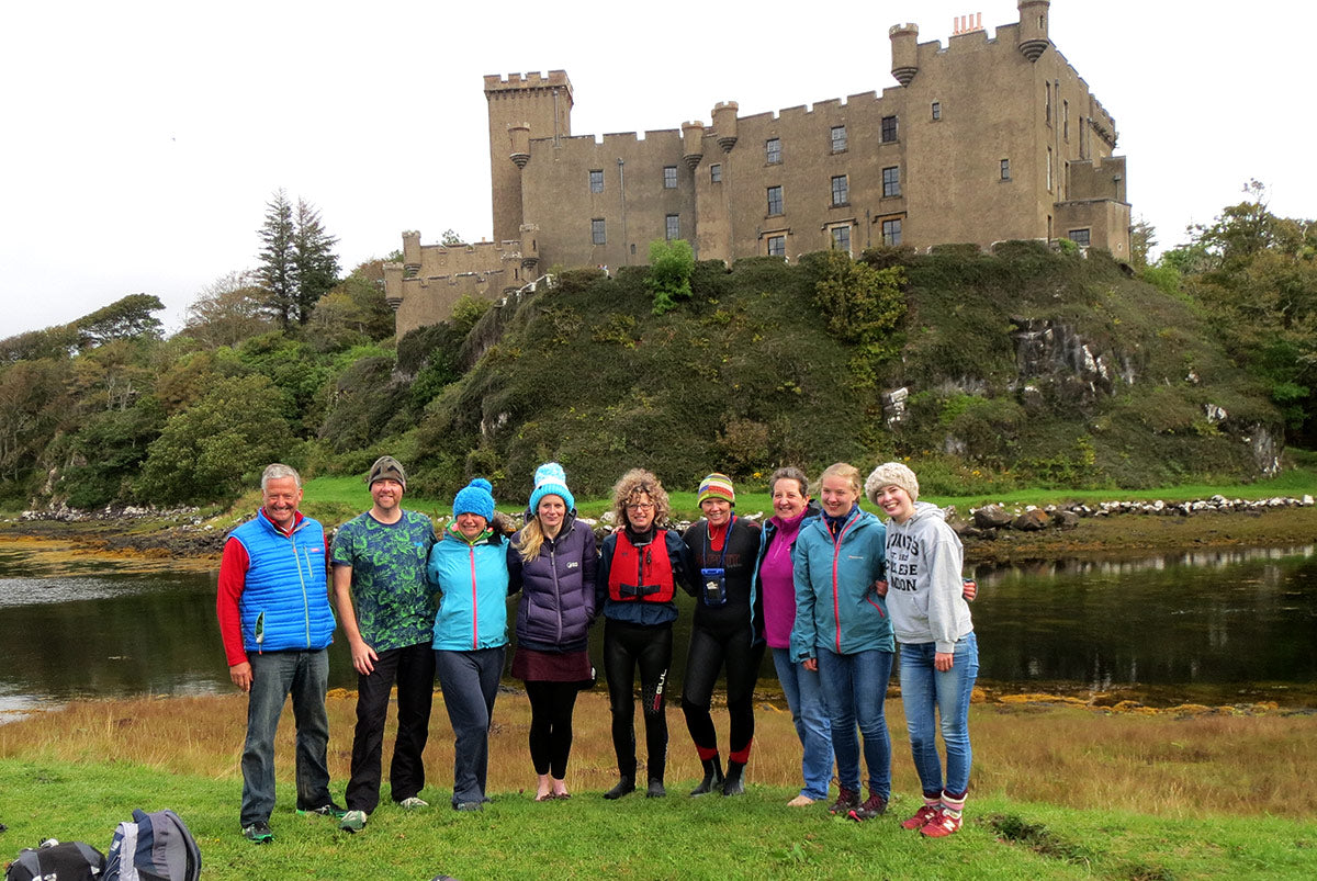 Swimming Loch Dunvegan to Dunvegan Castle