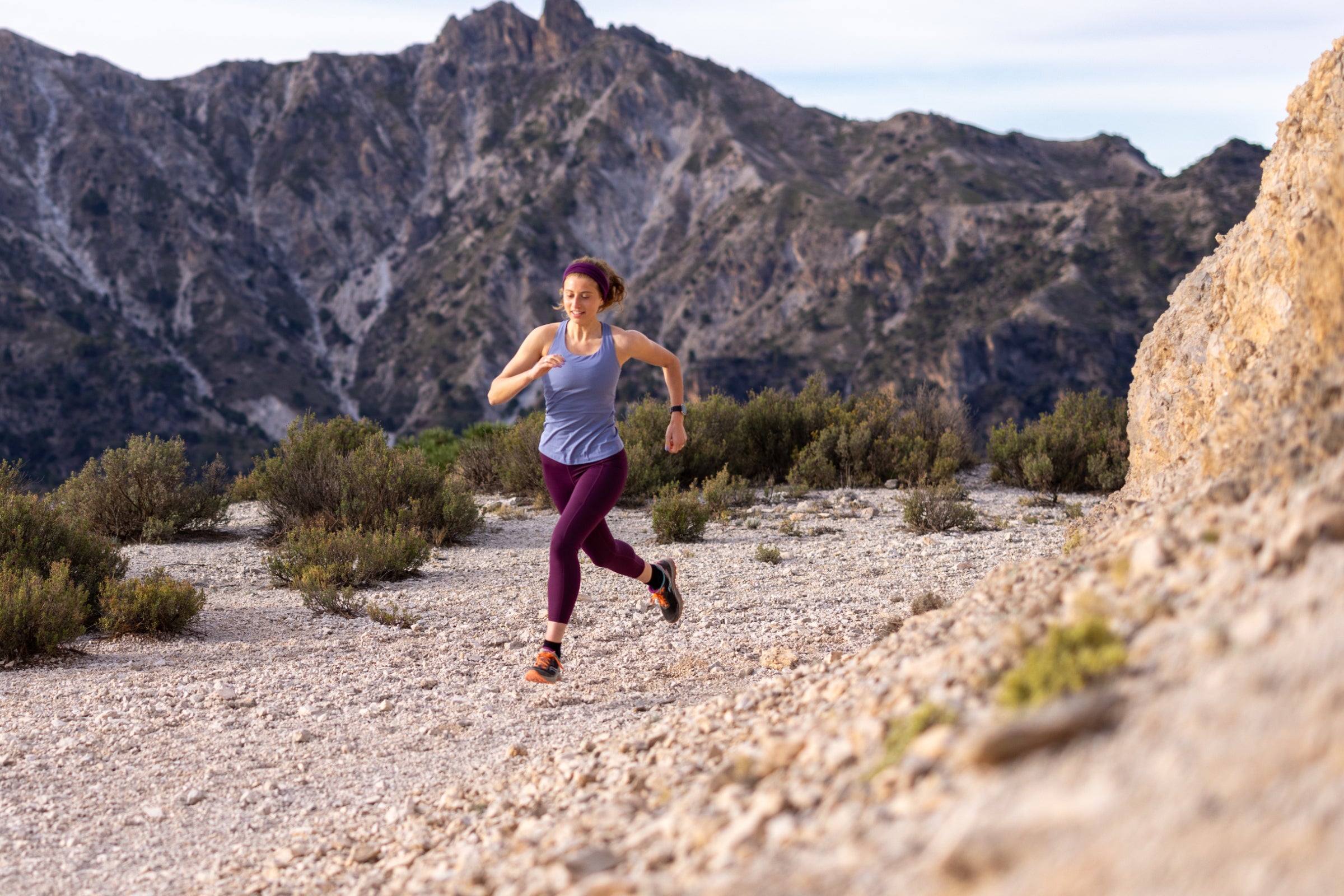 Socks for trail running 