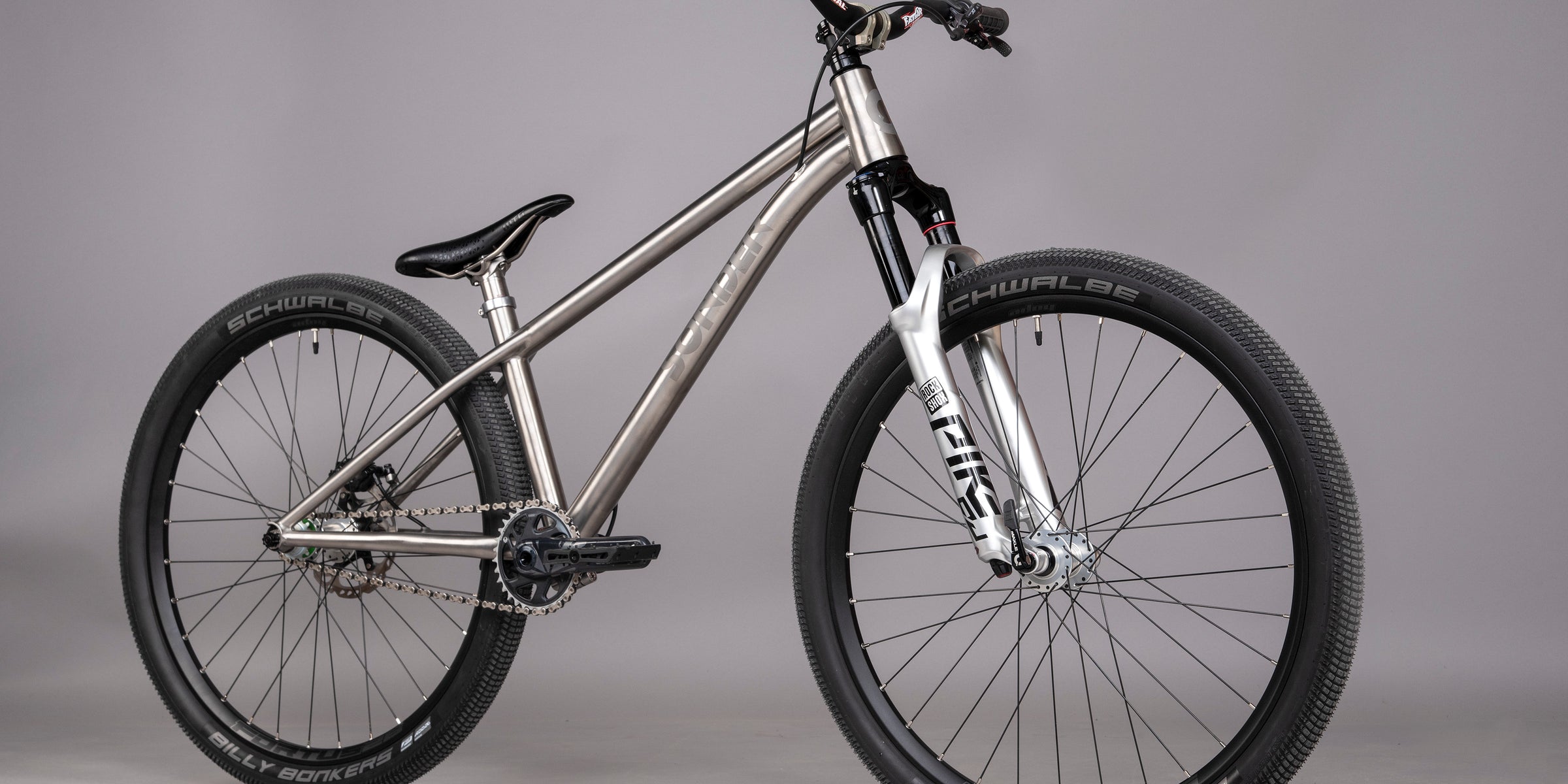 Sonder Custom Bike Build: Titanium Dirt Jump Bike