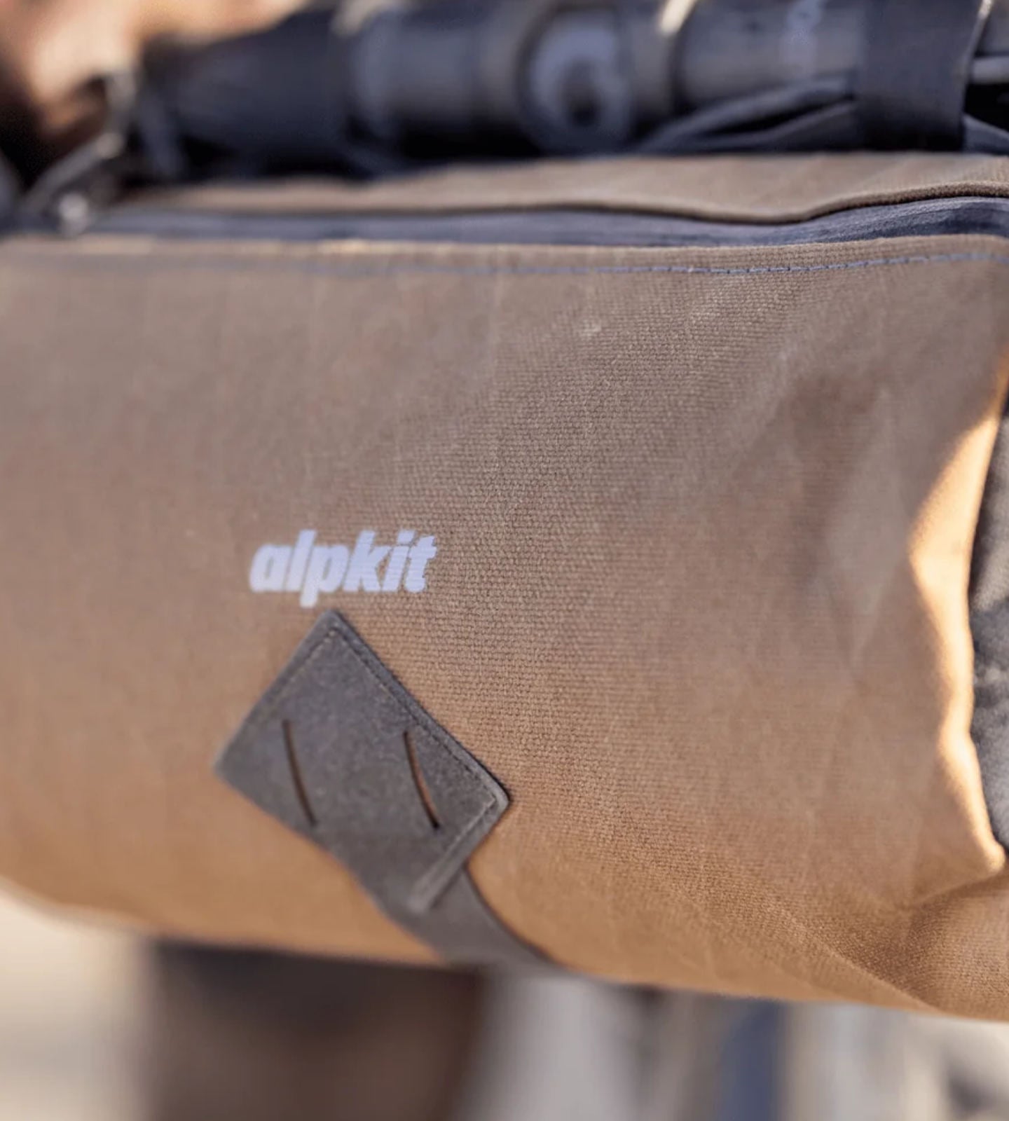 UK Made handlebar bag for cyclists