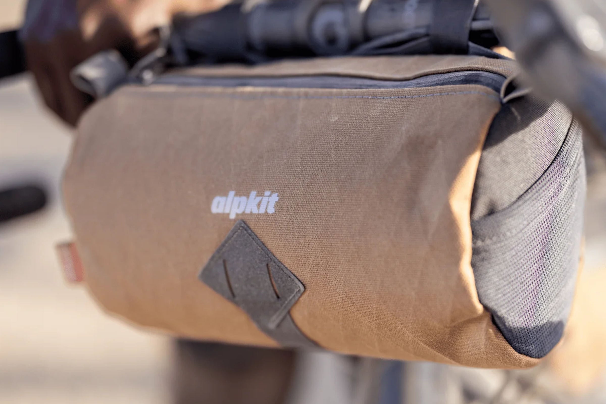 UK Made handlebar bag for cyclists