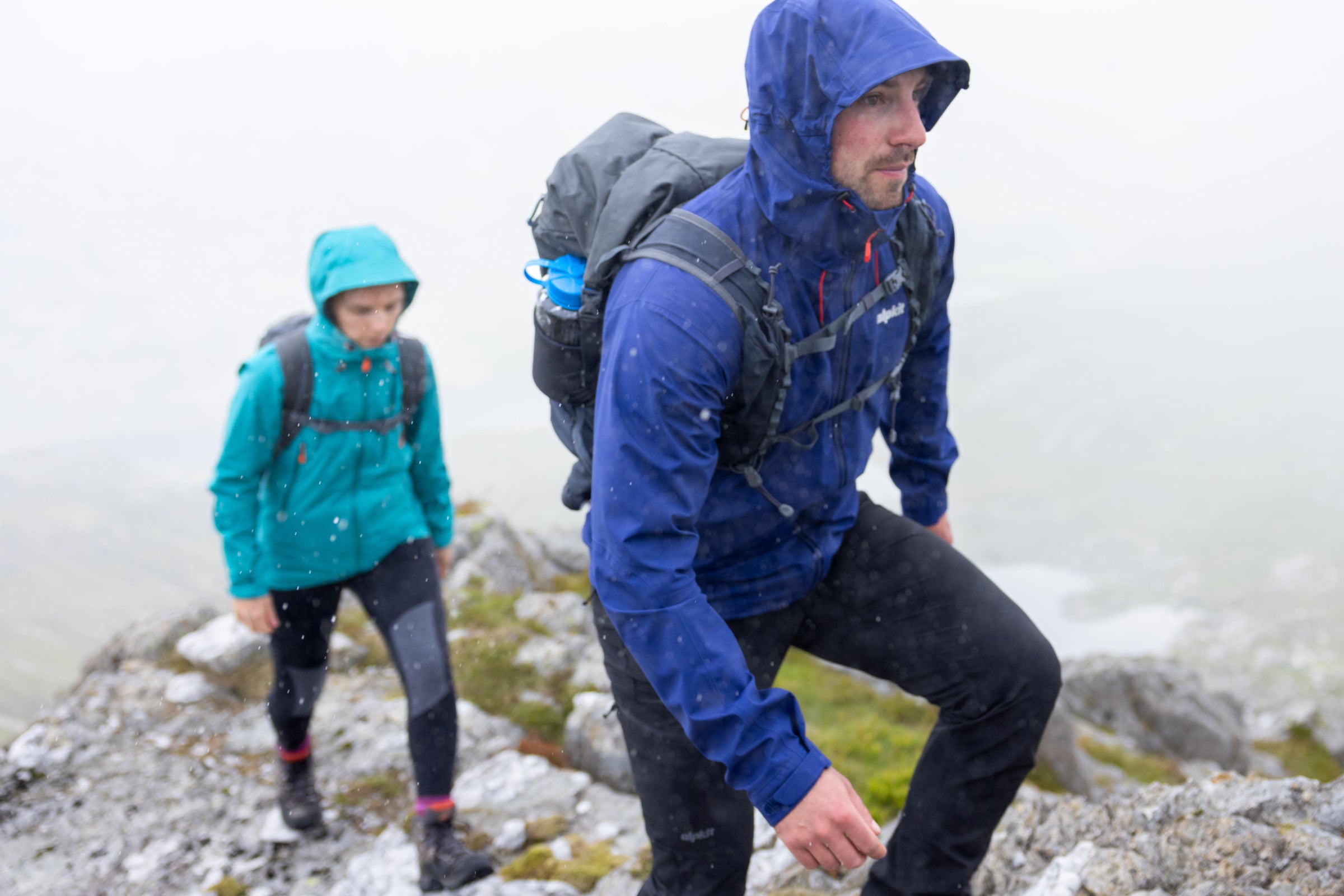 Waterproof trousers for hillwalking