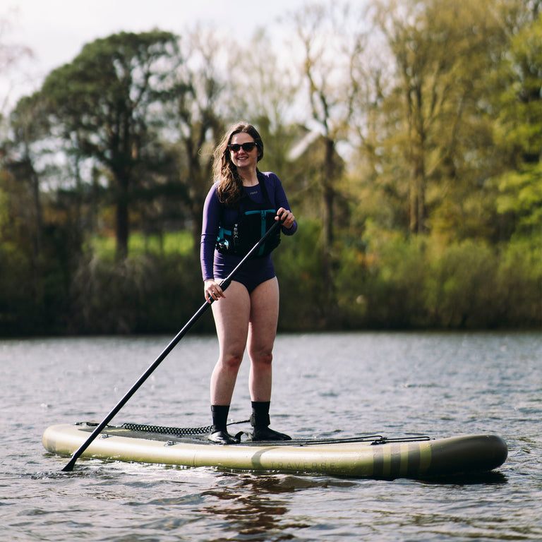 Alpkit Delta stand up paddleboard in Forest