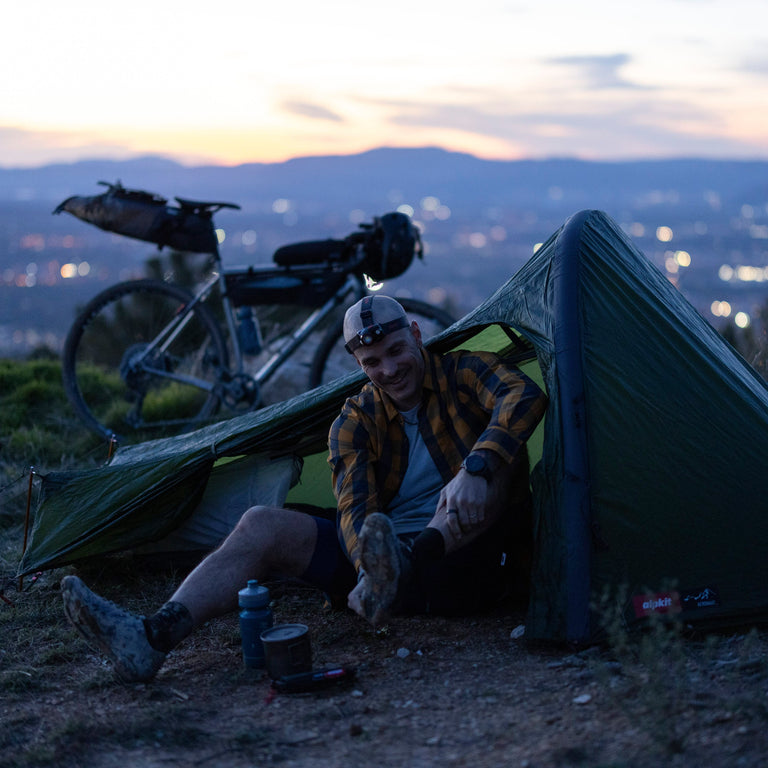 mtb tent Aeronaut 1 Inflatable Air Pole 1-Person Bikepacking Tent