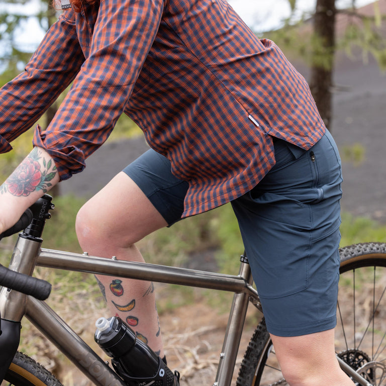 gravel bike shorts Strada Womens Bikepacking And Touring Cycling Shorts