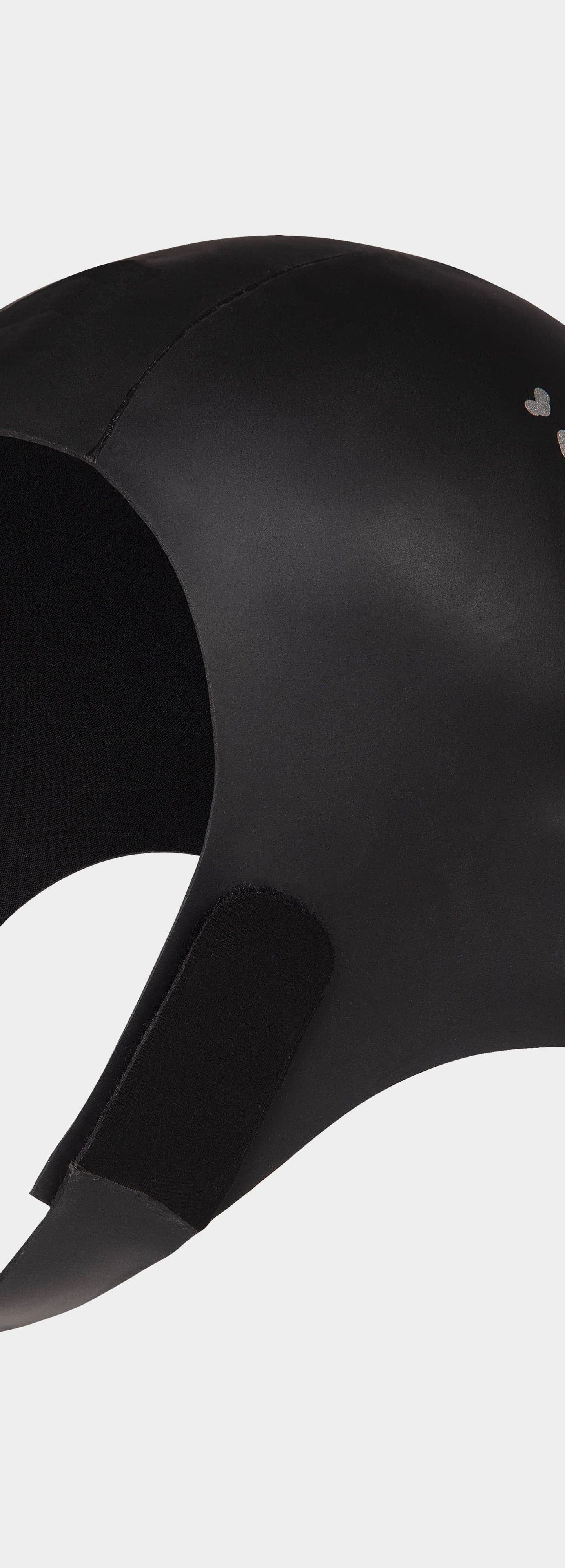 Outdoor neoprene swimming cap black